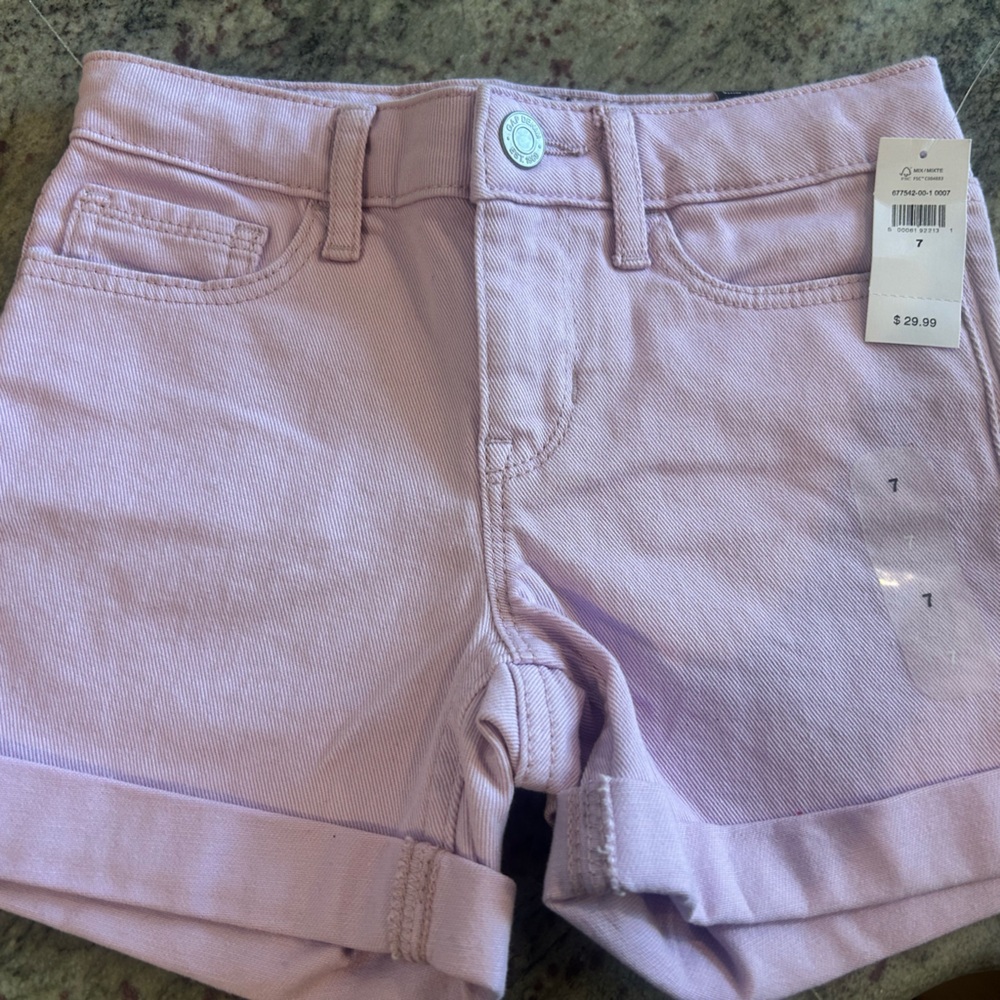 Lilac Kids Jean Shorts
